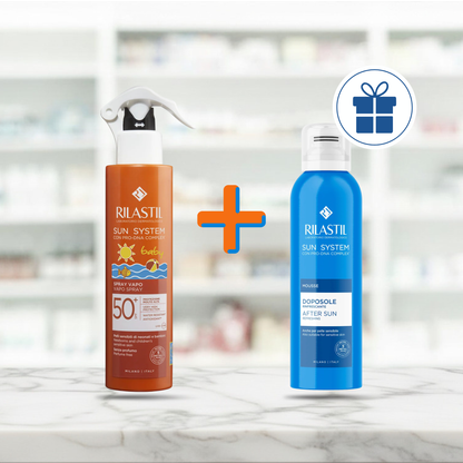COMBO Rilastil Sun System BB Spray Vapo SPF50+ + Mousse Doposole