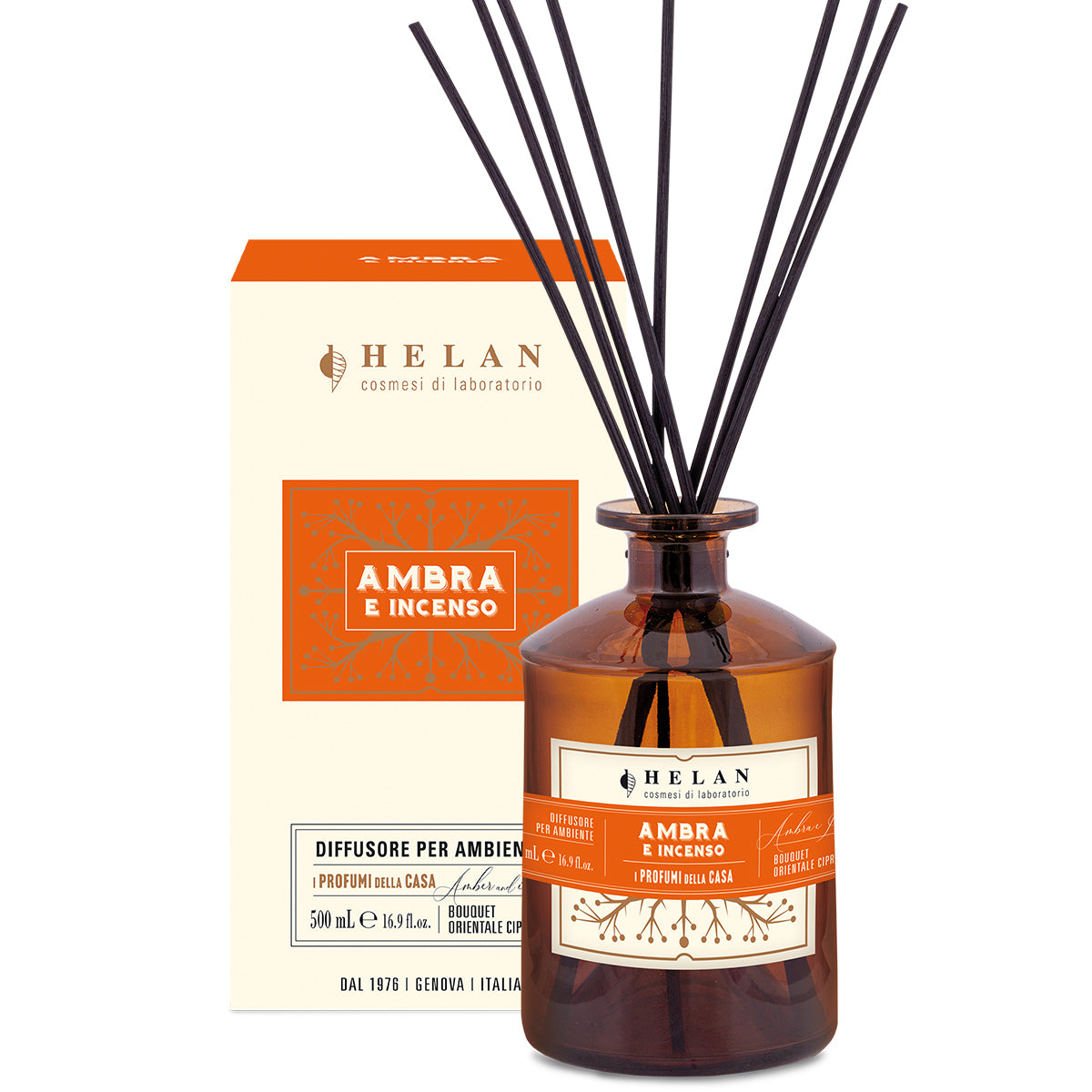 Ambra e Incenso – Diffusore per ambiente - Helan