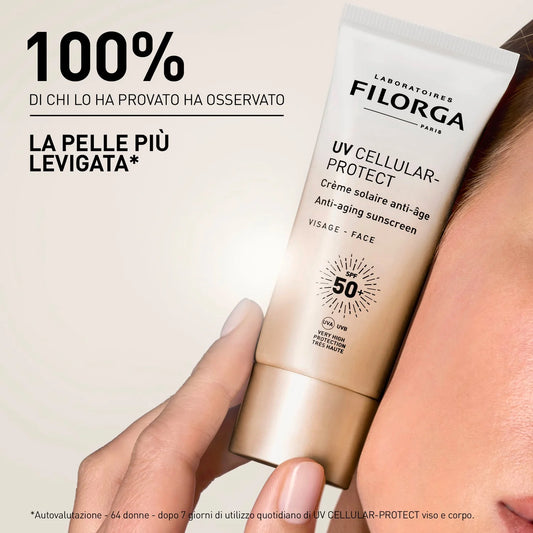 Filorga UV Cellular-Protect Face – Crema Solare Viso Anti-Età SPF50+