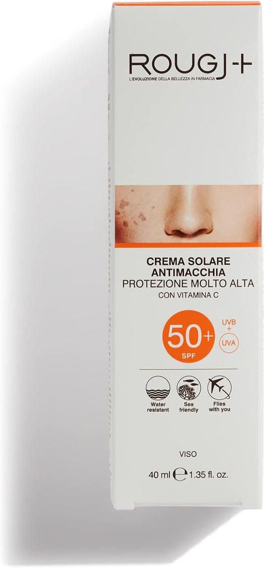 Rougj Crema Solare Viso SPF50+ Anti-Macchia 40ml