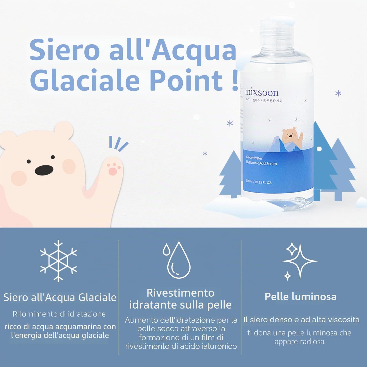 Mixsoon Glacier Water Hyaluronic Acid Serum