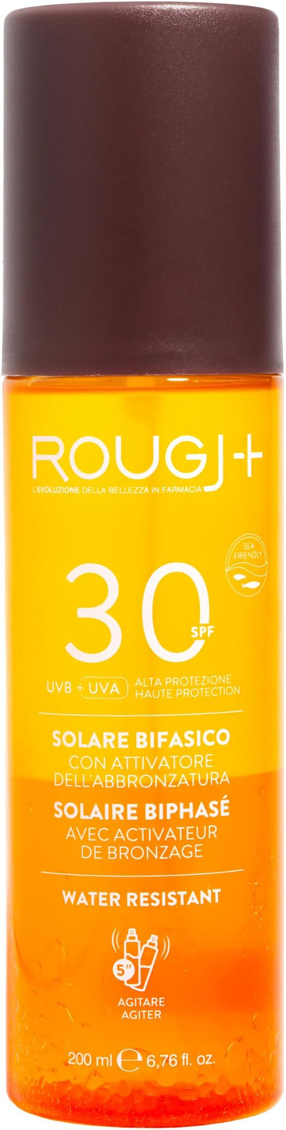 Rougj Solare Bifasico SPF30 Intensificatore Abbronzatura 200ml