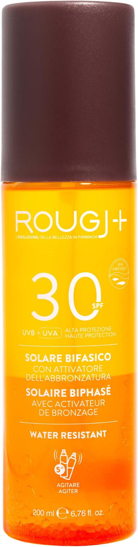 Rougj Solare Bifasico SPF30 Intensificatore Abbronzatura 200ml