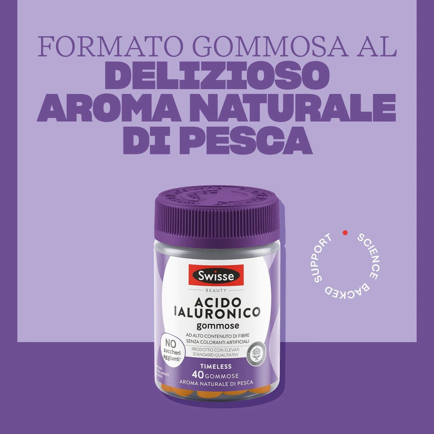 Swisse Acido Ialuronico – 40 Gommose