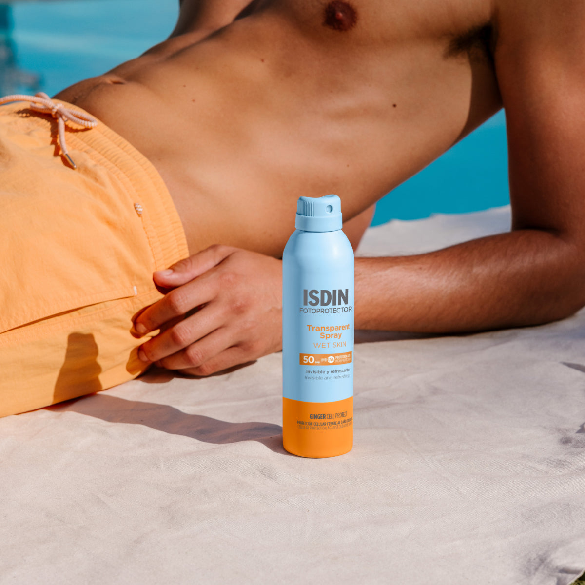 ISDIN Transparent Spray Wet Skin SPF50