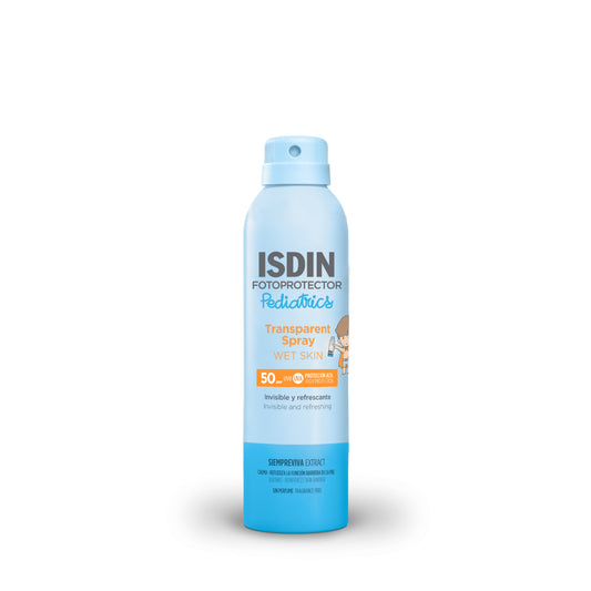 ISDIN Transparent Spray Wet Skin Pediatrics SPF50