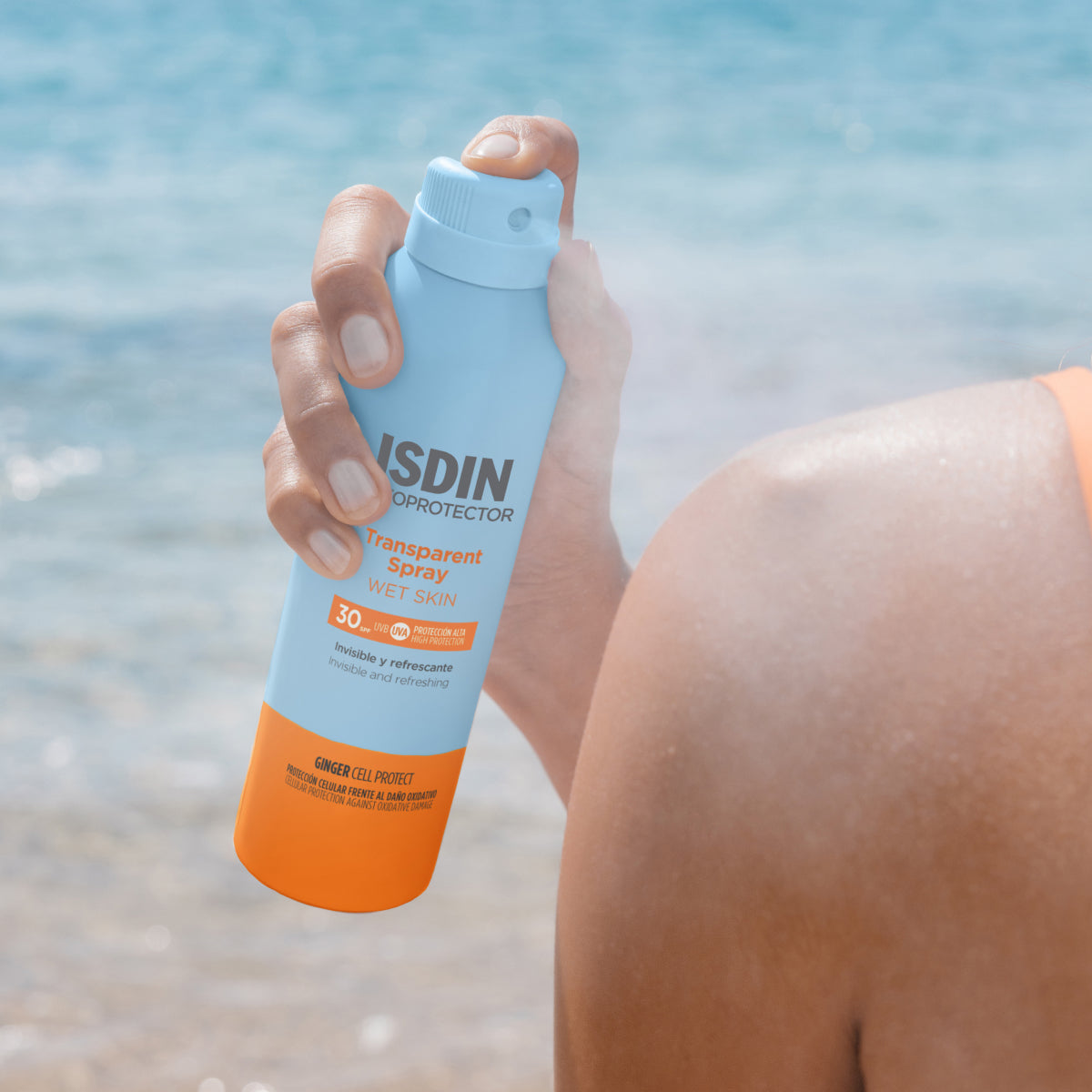 ISDIN Transparent Spray Wet Skin SPF30