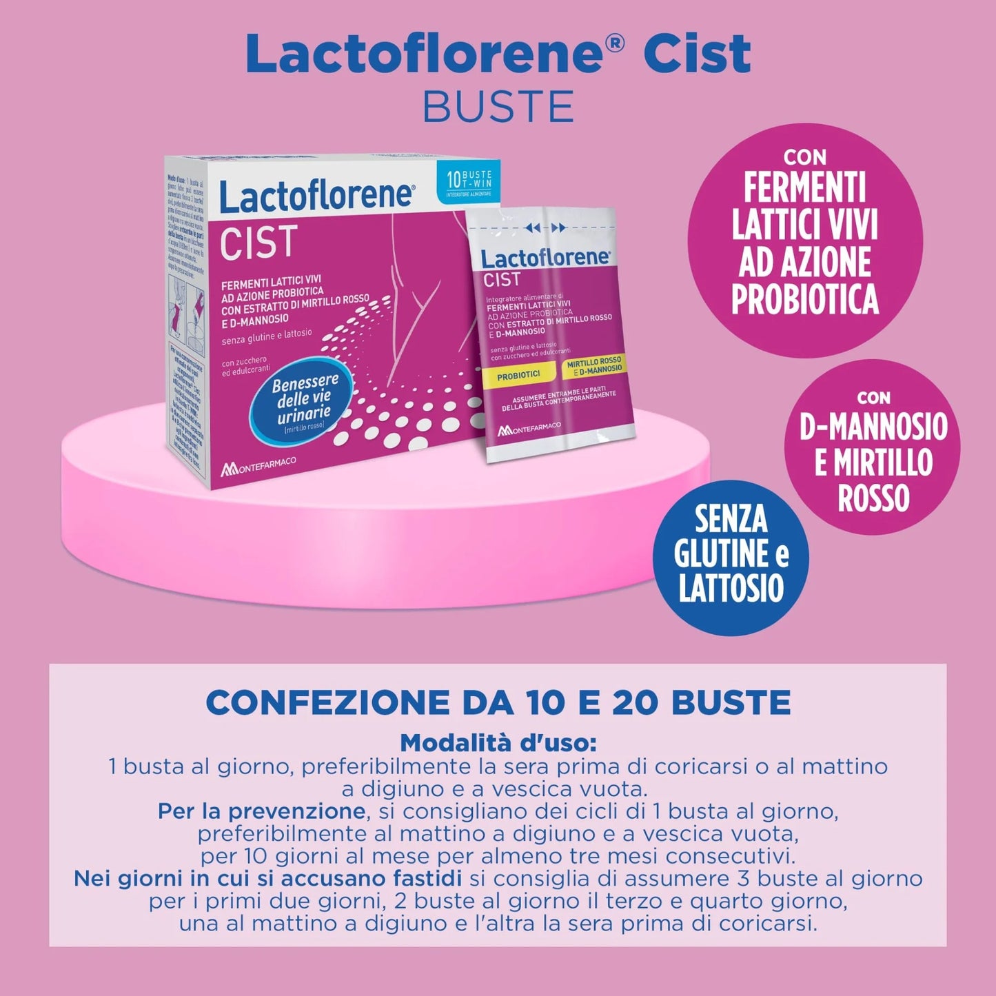 Lactoflorene Cist – 20 Bustine
