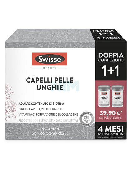 Swisse Capelli Pelle Unghie 2x1 (60 + 60 compresse)